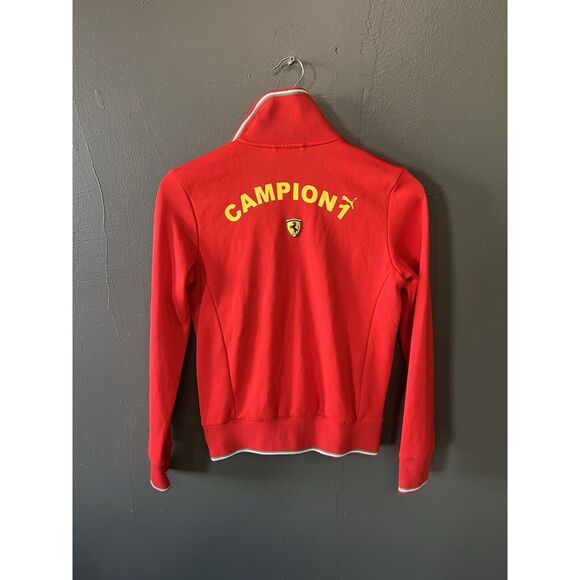 Ferrari x Puma Mens Red Full Zip Racing Jacket Size Small - Picture 2 of 3